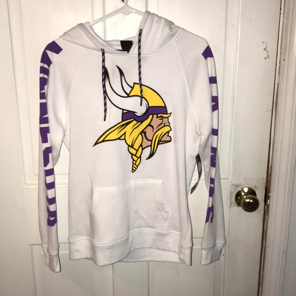 Minnesota Vikings Team Sleeve Hoodie Sweatshirt